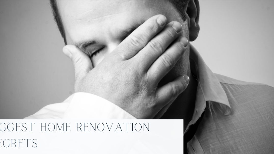 ⁣Biggest Home Renovation Regrets