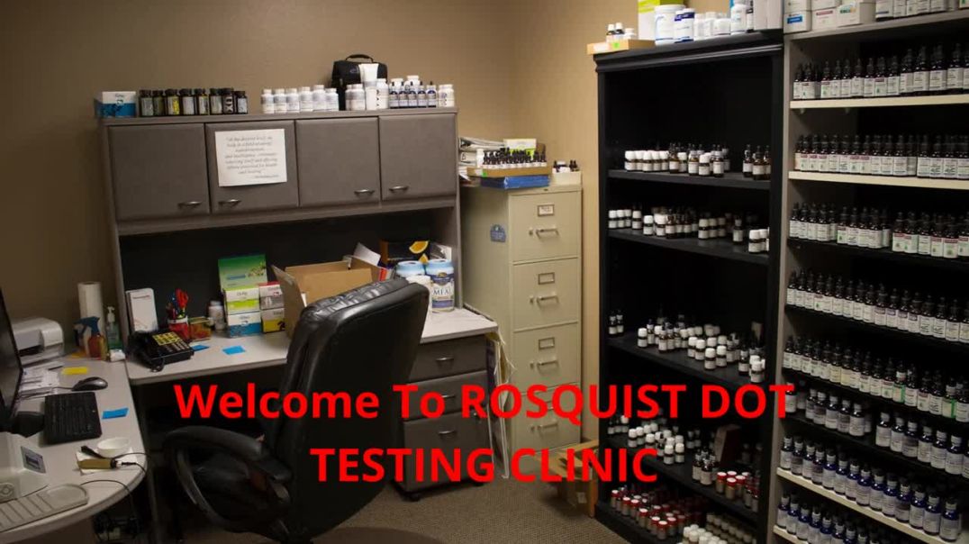 ⁣ROSQUIST DOT TESTING CLINIC : Dot Urine Test in Pleasant Grove, UT