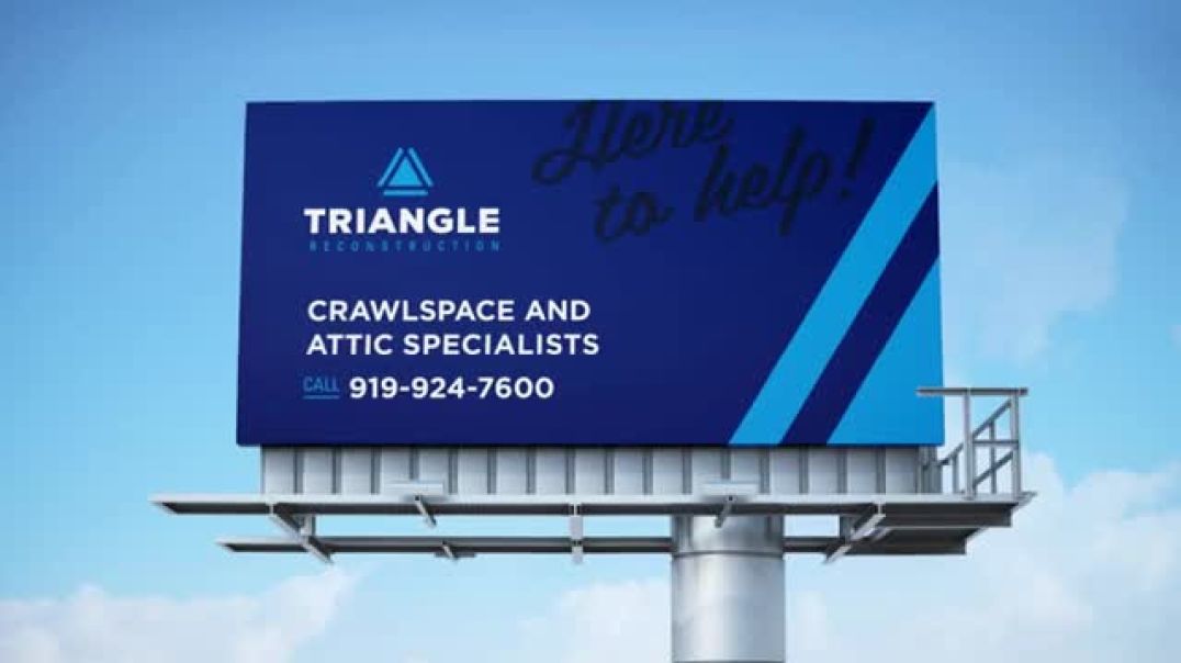 ⁣Triangle Reconstruction : Crawl Space Dehumidifier in Cary, NC