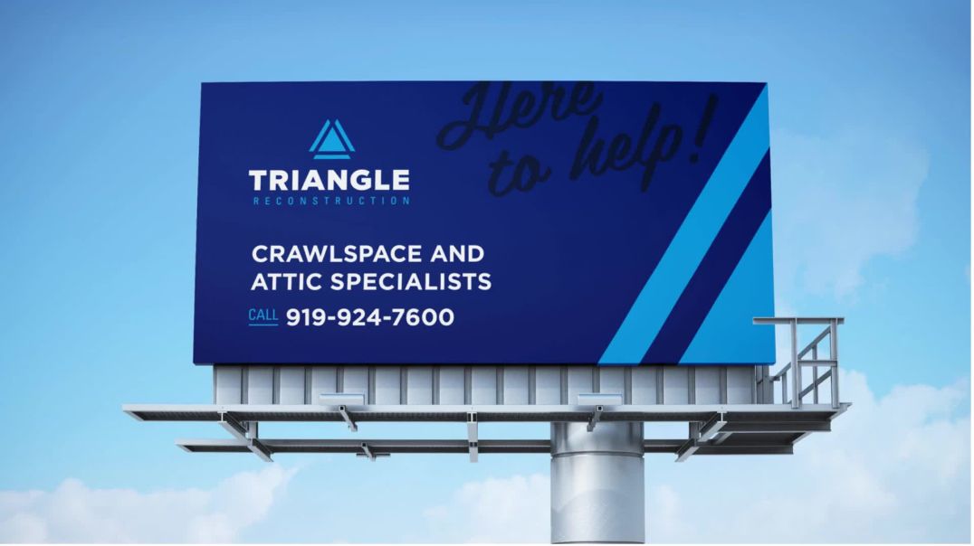 ⁣Triangle Reconstruction : Dehumidifier in Crawl Space Cary, NC